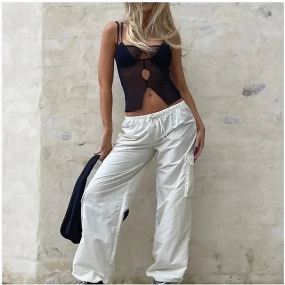 NWT Tiger Mist trinity jogger in white - Picture 1 of 6